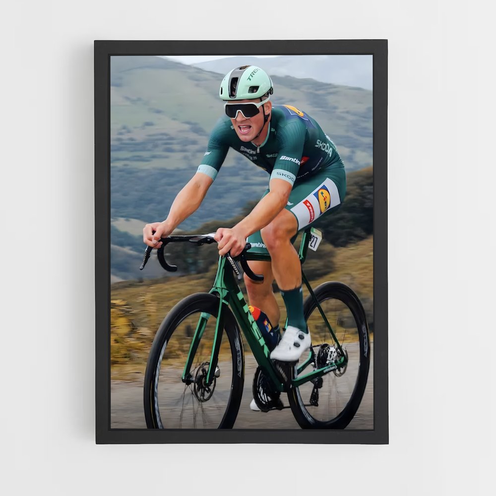Poster Mads pedersen – affiche Cyclisme (vue 2)